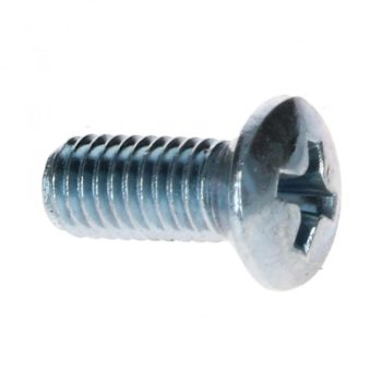   Kereszthornyú süllyesztett kerekített fejü csavar, M6x12, Din 966