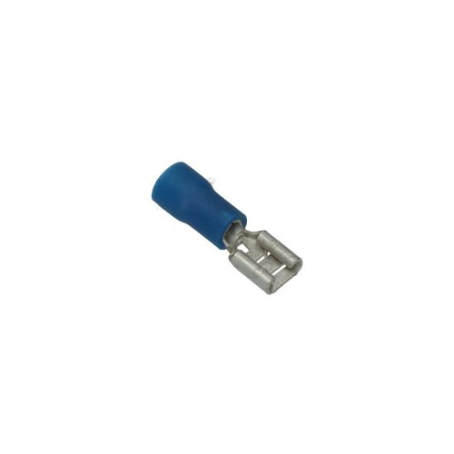 Kábel csatlakozó kék, lapos 4,8x0,8 mm 