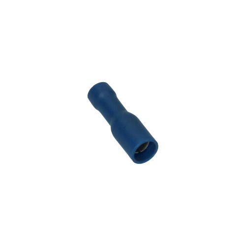 Kábelcsatlakozó kék kerek 5mm, (anya)