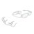 Rear windshield, Karmann Ghia 08/55-7/74, not heated