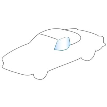 Bal oldali ajtóablak - kabrió  Ghia -12/68