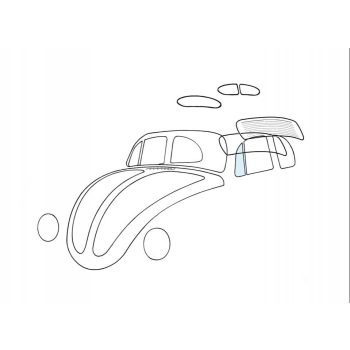 Butterfly window, left T1 between 08/57-07/64, Beetle