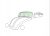 Windshield, green/with green top stripe, convertible Beetle 1303