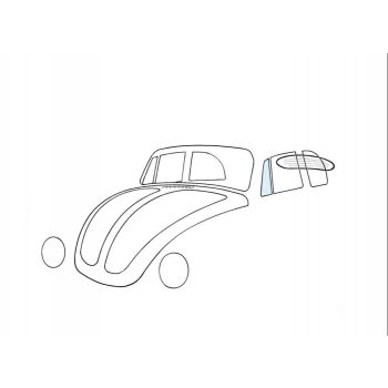 Butterfly window left side 1303 Beetle Cabriolet