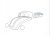 Door window, left, 1303 Beetle convertible
