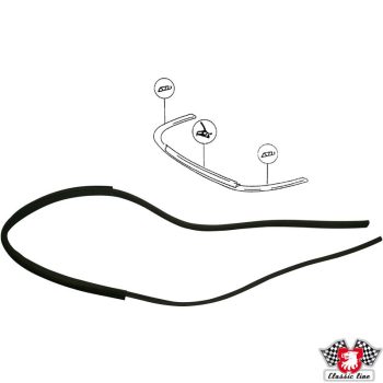   Lökhárító tömítés, elsö 911 01/63-07/73, 912 01/65-02/70 