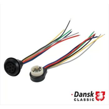   Többféle elektromos csatlakozó dugaszolóaljzattal, 6 vezetékkel, Porsche 911 2.0-3.3 10/64-07/89 , Porsche 912 1.6	01/65-02/70 