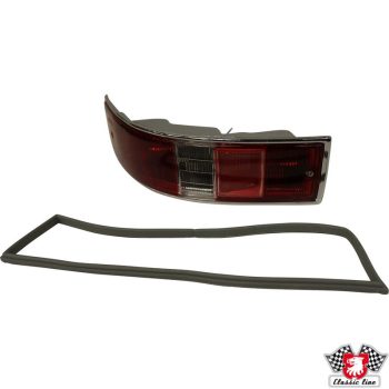   Irányjelzö, komplett, hátsó bal,piros/tiszta/piros, E-jel nélkül,amerikai változat 911 SWB (US vers.) 2.0 01/63-07/68 