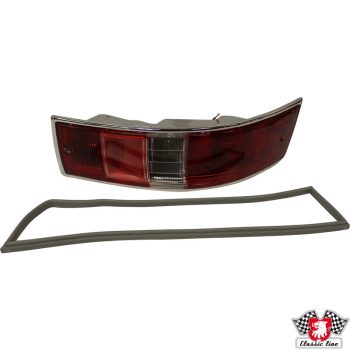   Irányjelzö, komplett, hátsó jobb,piros/tiszta/piros, E-jel nélkül,amerikai változat 911 SWB (US vers.) 2.0 01/63-07/68 