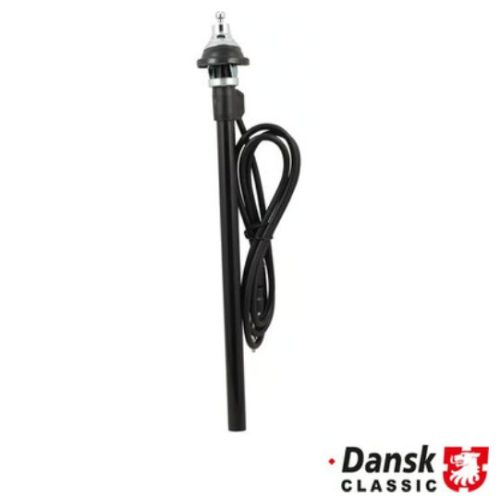 Antenna, teleszkópos, krómozott, elsö sárvédöre szerelhetö