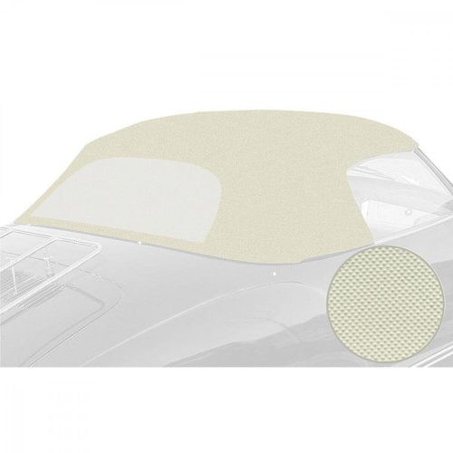 Kabrió tetö, Karmann Ghia, fehér vinyl, 68-69