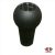 Shift knob, 5-speed, glossy black, with the corresponding mounting sleeve for installation.