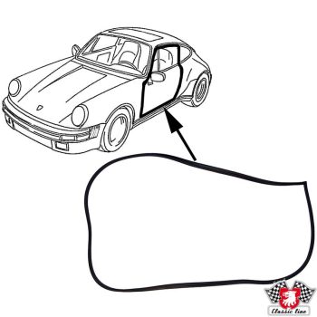   Ajtótömités bal-jobb 911 (nem Targa/Cabrio) 2,0-3,3	01/63-07/89,912 (nem Targa) 1.6 01/65-12/69,  964 (nem Targa/Cabrio) 3,3-3,6 12/88-09/93