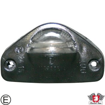   Rendszámtábla világítás, izzóval, E jeles 911 2,7-3,3 08/73-07/89, 914 2.0 08/74-07/76, 964 RS/Turbo 3,3-3,6 91/06-09/93