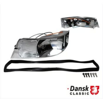   Hátsó lámpaház, müanyag, bal, izzóval, tömítö gumival, Porsche 911 08/69-07/89, 959 01/86-04/91