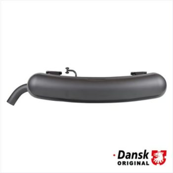   Hátsó kipufogó, 1,5 mm-es aluminizált acél, rozsdamentes acél bemeneti és kimeneti csövek, höálló festék Porsche 912E 2.0 09/75-12/76 