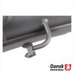 Hátsó kipufogó, 1,5 mm-es aluminizált acél, rozsdamentes acél bemeneti és kimeneti csövek, höálló festék Porsche 912E 2.0 09/75-12/76 