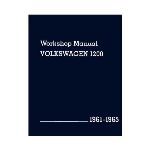 Workshop Manual  Type 11/14/15 - 1961-65 