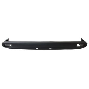 Bumper, front, black, with reinforcement, metal, Golf1 74-83