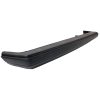 Bumper, rear, black, with reinforcement, metal, Golf1 74-83
