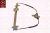 Window regulator, 3/5 door, manual, right front, Golf Mk2 1984-1992