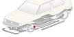 Underbody panel, left, outer part, Golf Mk2 (1984-1992)