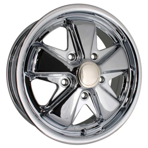 911 Fuchs felni, króm, 4.5X15, 5X130 ET45, EMPI