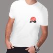  Oval BBT T-shirt, size XL, white
