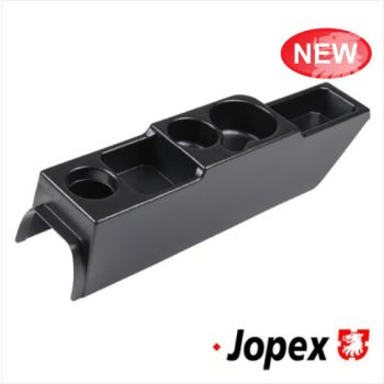 Közép Konzol a padlóra, müanyag, fekete