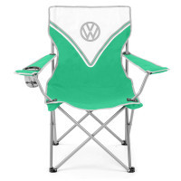 VW összecsukható kemping szék zöld 100kg 52 x 85 x 52 cm 