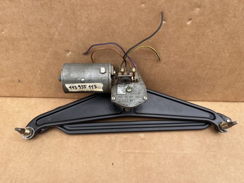 Ablaktörlö motor szerkezettel, használt, tökéletes állapotban. 12Volt  (1.)
