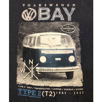 VW T2 T-shirt size L blue
