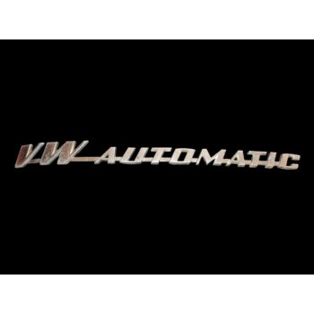 VW Automatic - aluminium felirat, használt.