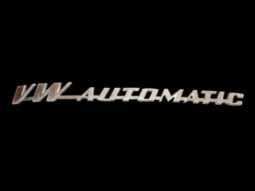 VW Automatic - aluminium felirat, használt.