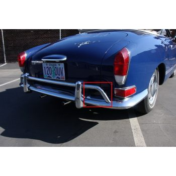   Karmann Ghia Usa hátsó lökhárító oldalsó korlátok párban, szép, használt állapotban