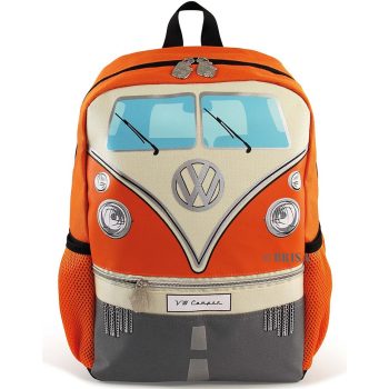VW T1 buszos gyerek hátizsák;narancs; 30 x 36 x 14 cm 