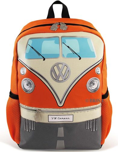 VW T1 buszos gyerek hátizsák;narancs; 30 x 36 x 14 cm 