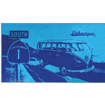   VW T1 giant bath towel, made of Egyptian cotton, 160X90 Premium quality!! blue