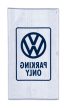 VW Parking óriás fürdölepedö,egyiptomi pamutból készült;sötétkék-fehér; 160X90cm Prémium minöség!!