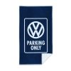   VW Parking óriás fürdölepedö,egyiptomi pamutból készült;sötétkék-fehér; 160X90cm Prémium minöség!!