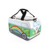 VW T1 buszos hütötáska zöld ,béke motívum;25L