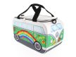 VW T1 buszos hütötáska zöld ,béke motívum;25L