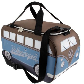 VW T1 buszos hütötáska; 25L;barna-kék