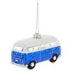 VW T1 Bulli busz karácsonyfadísz,üveg,kék szín