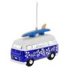 VW T1 busz karácsonyfadísz , üveg Classic blue