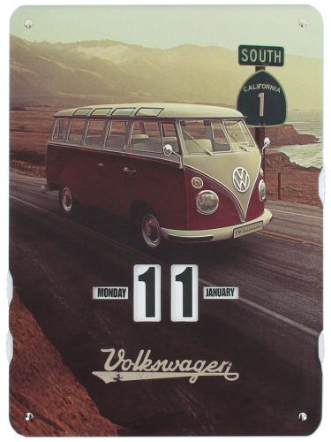 VW T1 camper Busz öröknaptár 