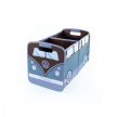 VW T1 busz összecsukható doboz barna-kék  55,5 x 29,4 x 33,7 cm