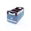 VW T1 busz összecsukható doboz barna-kék  55,5 x 29,4 x 33,7 cm