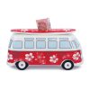 VW T1 Bus persely  piros virágos 