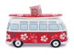 VW T1 Bus persely  piros virágos 